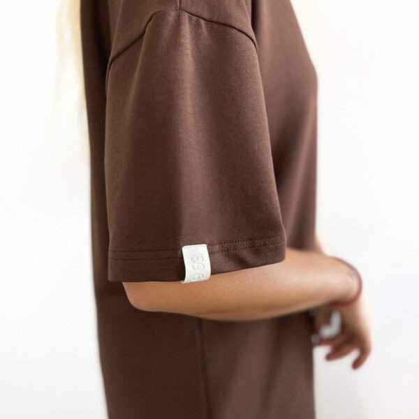 Marškinėliai TIESŪS RUDI